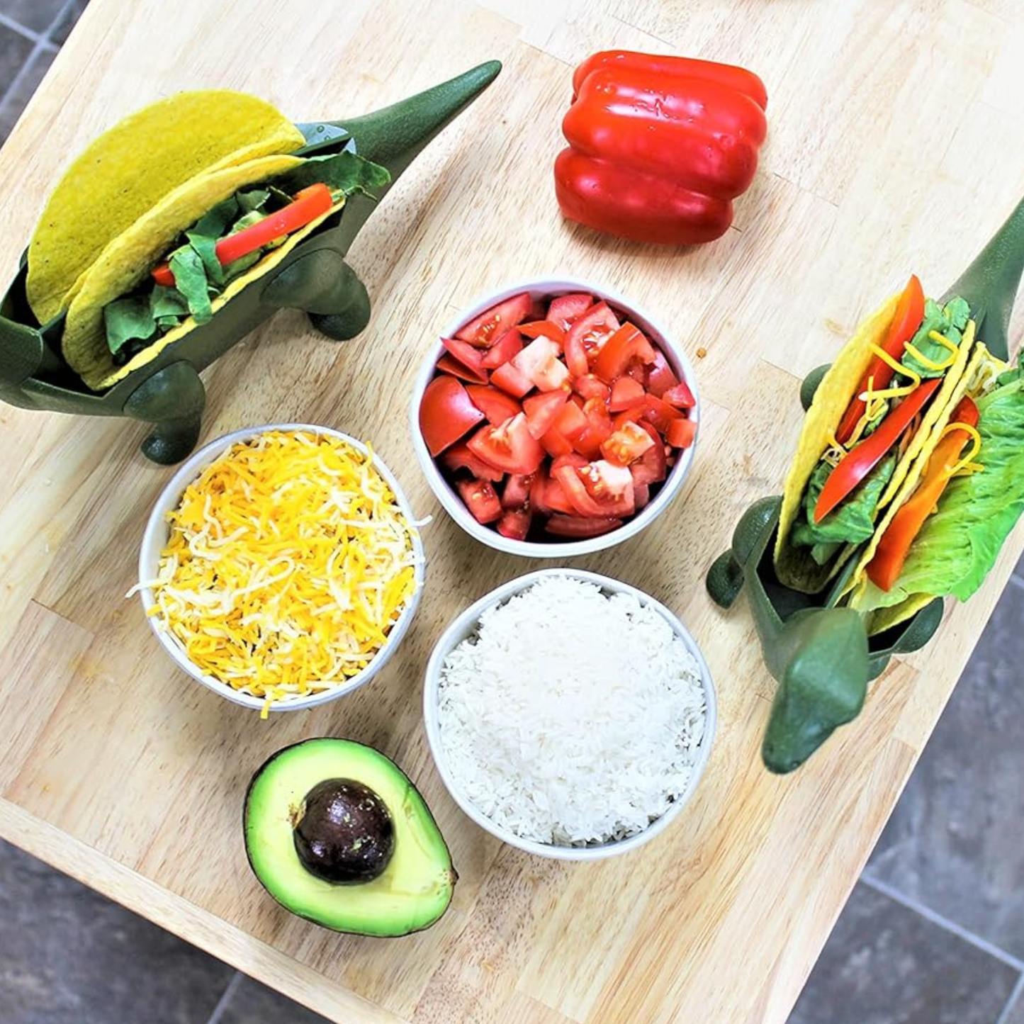 Herd Pack (Pack of 2) Dinosaur Taco Holders