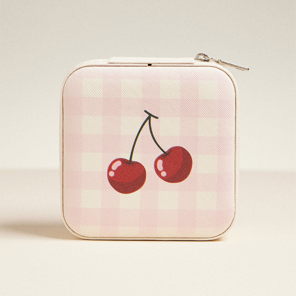 Cherry on Top Travel Jewelry Storage Box