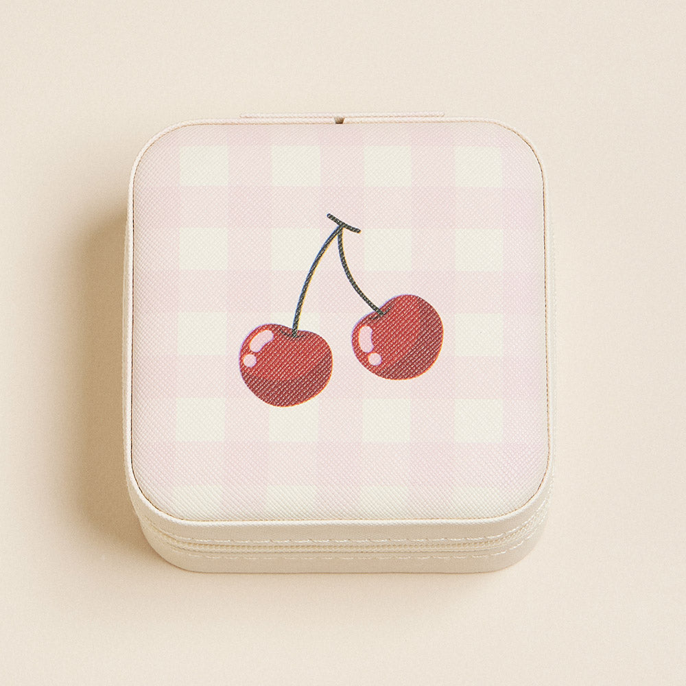 Cherry on Top Travel Jewelry Storage Box