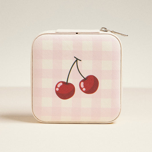 Cherry on Top Travel Jewelry Storage Box