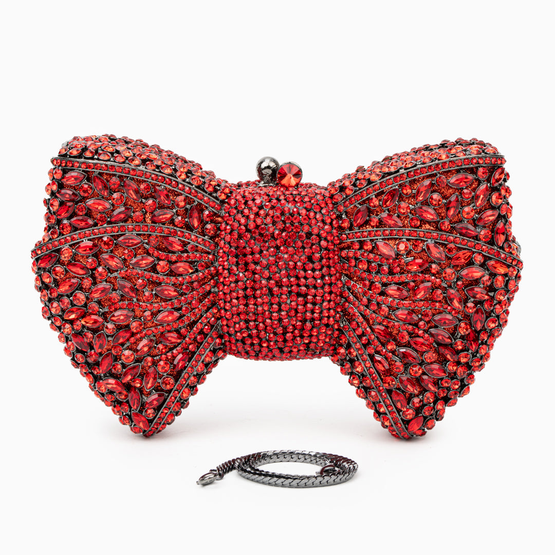 Bolso de Noche Piña Adornado con Pedrería de Cristal Austriaco
