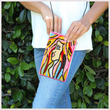 Seed Beaded Girl Diva Crossbody Bag