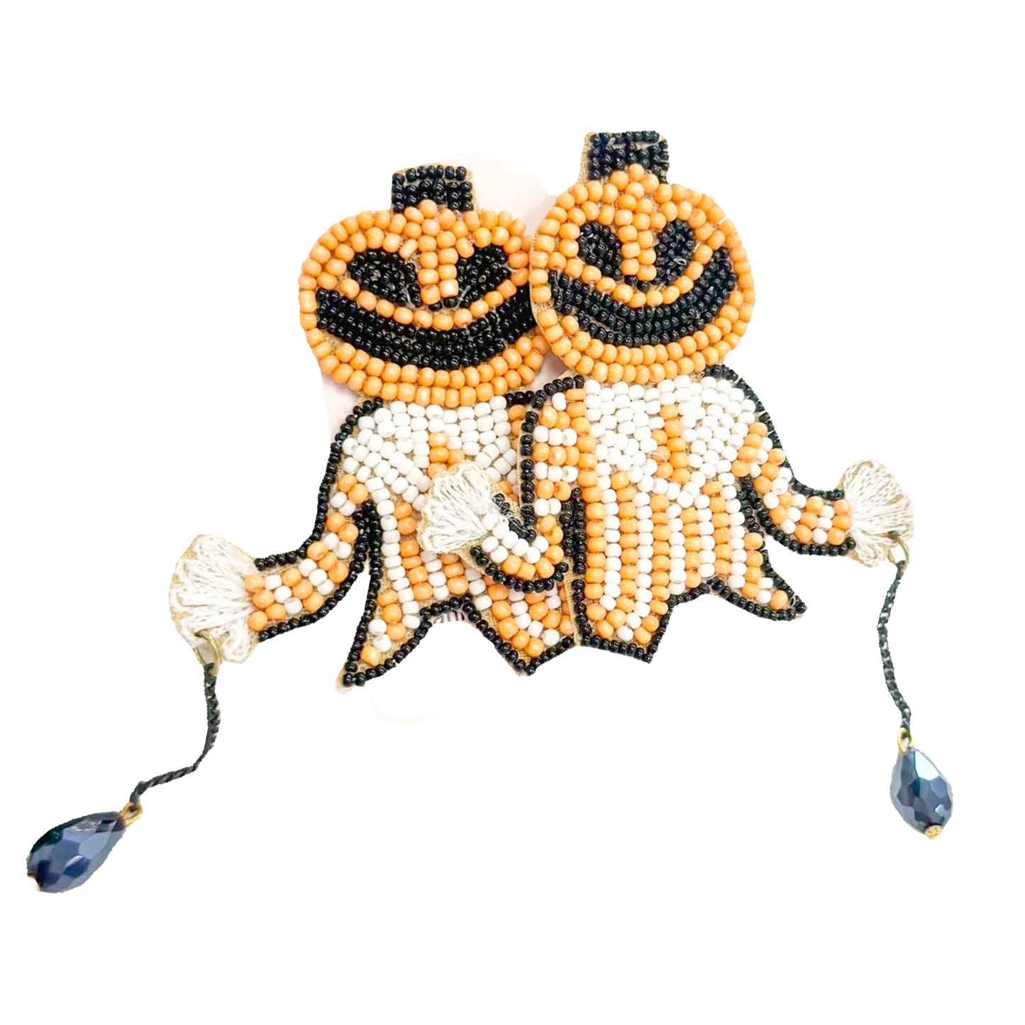 Austrian Crystal Beaded Jack The Nightmare Earrings
