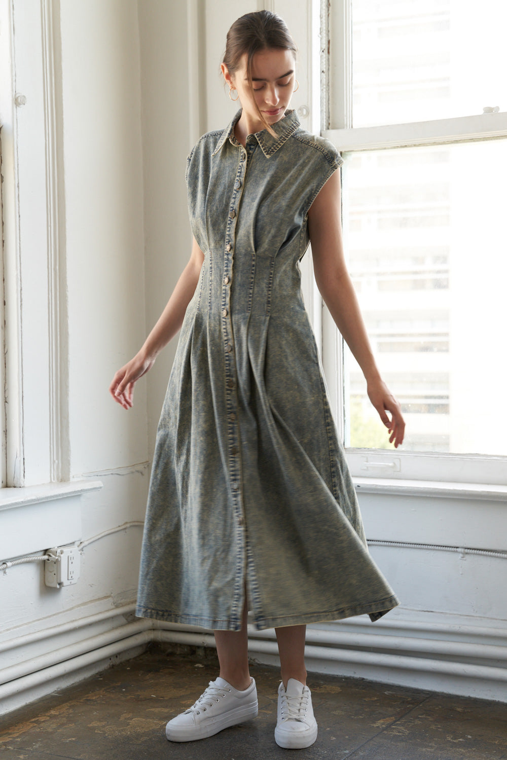 VESTIDO MIDI VAQUERO SUNSHINE SQUEEZE