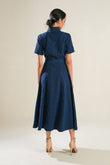 VESTIDO MIDI DE MEZCLILLA CONFIDENT STRIDES