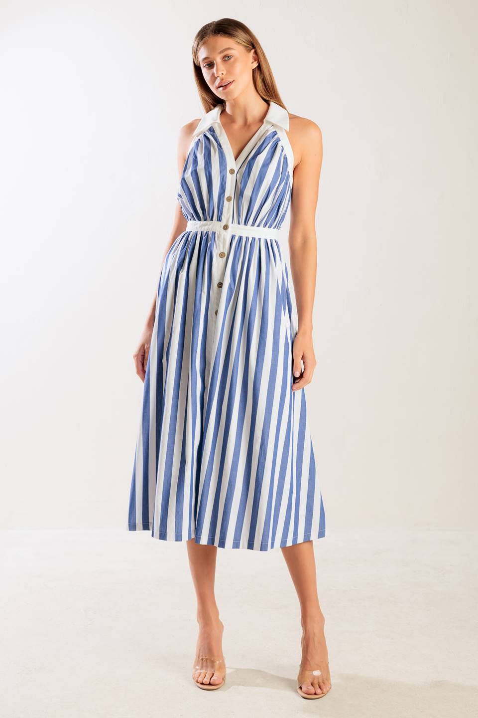 VESTIDO MIDI TEJIDO ESPÉRALO