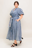 VESTIDO MIDI BAREFORM DE MEZCLILLA LIGERA