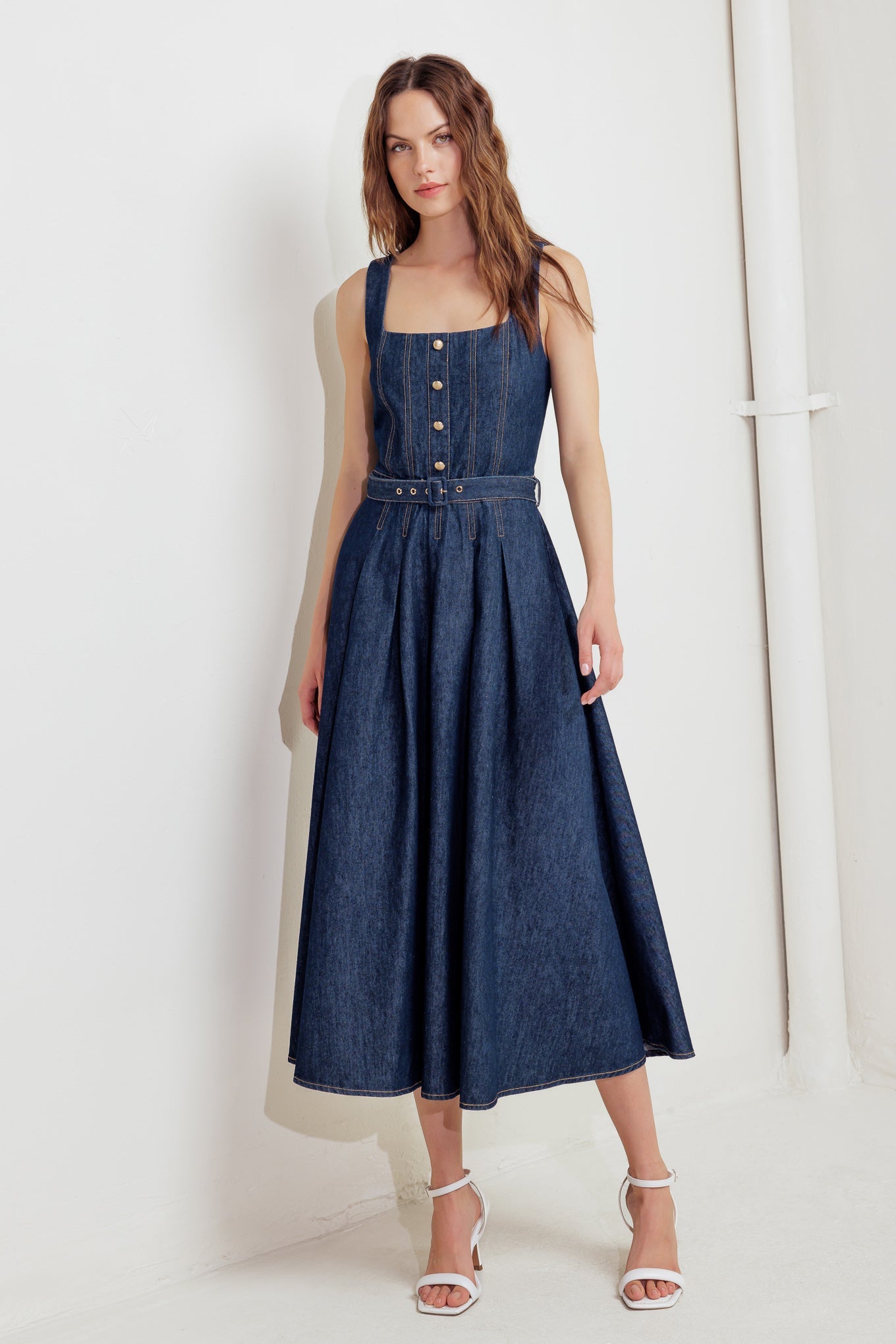 VESTIDO MIDI VAQUERO MOONLIGHT SERENADE