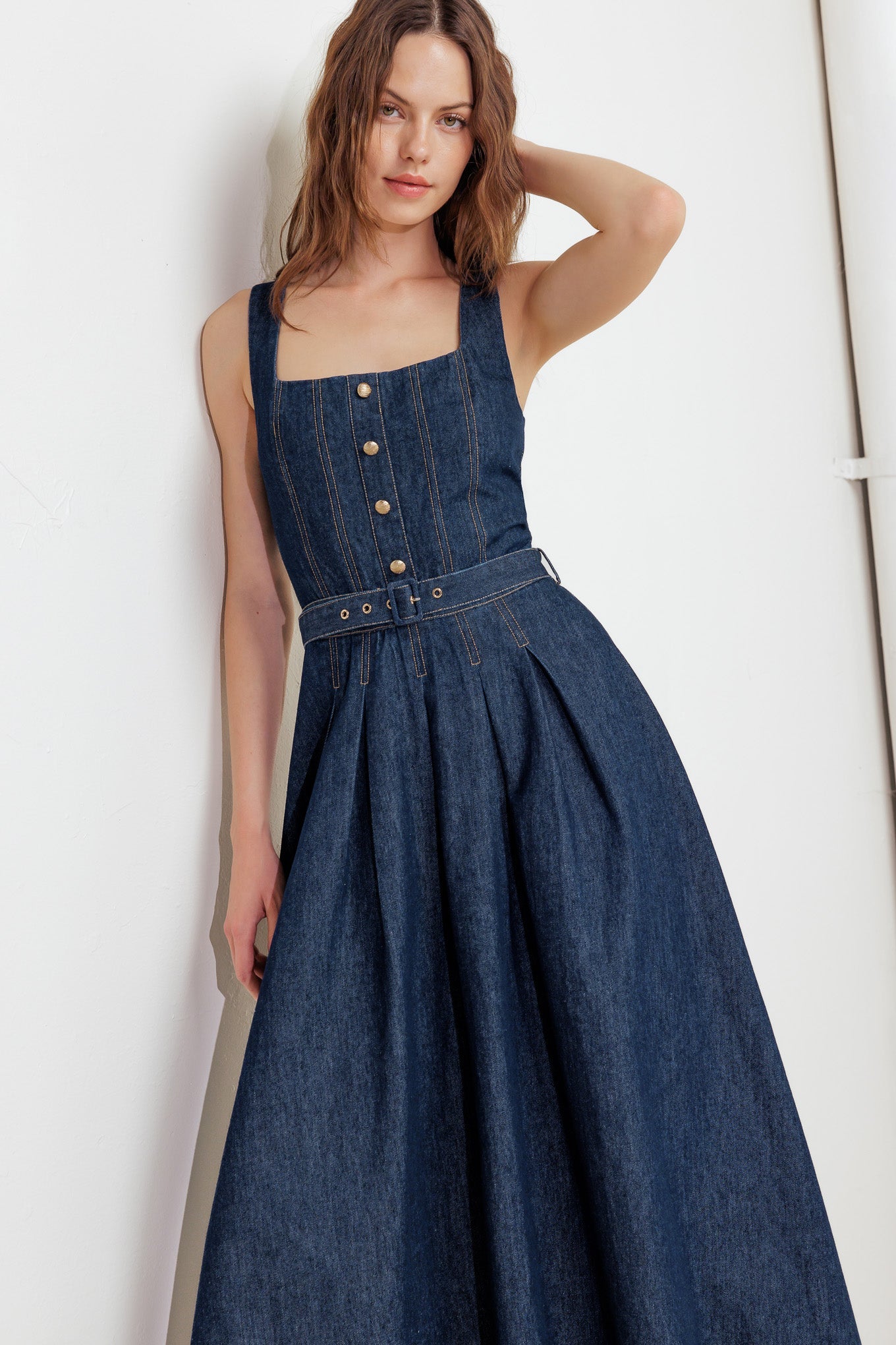 VESTIDO MIDI VAQUERO MOONLIGHT SERENADE
