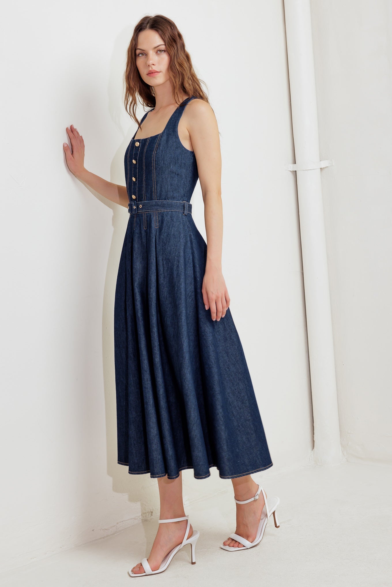VESTIDO MIDI VAQUERO MOONLIGHT SERENADE
