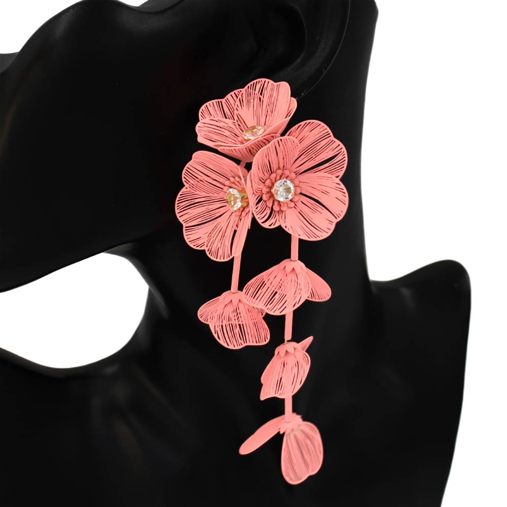 Malika Pink Fuchsia Petal Power Earrings