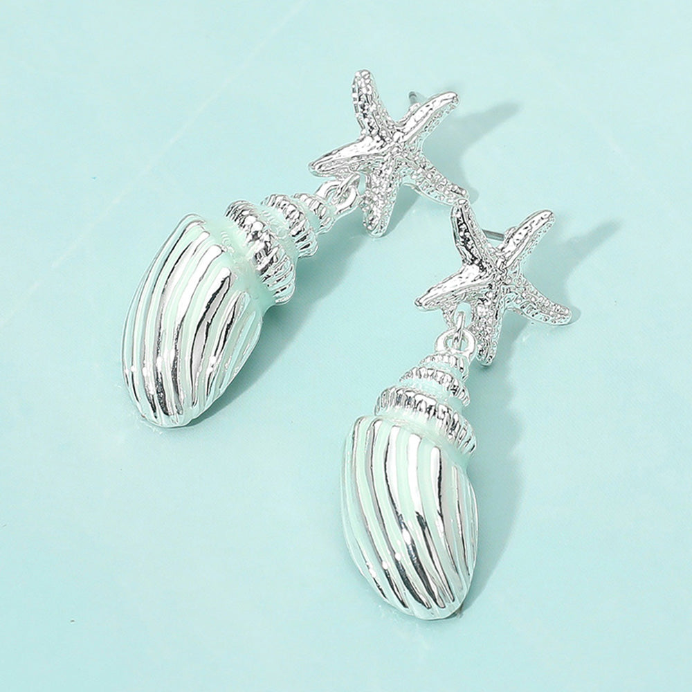 Starfish Wishes Seashell Earrings