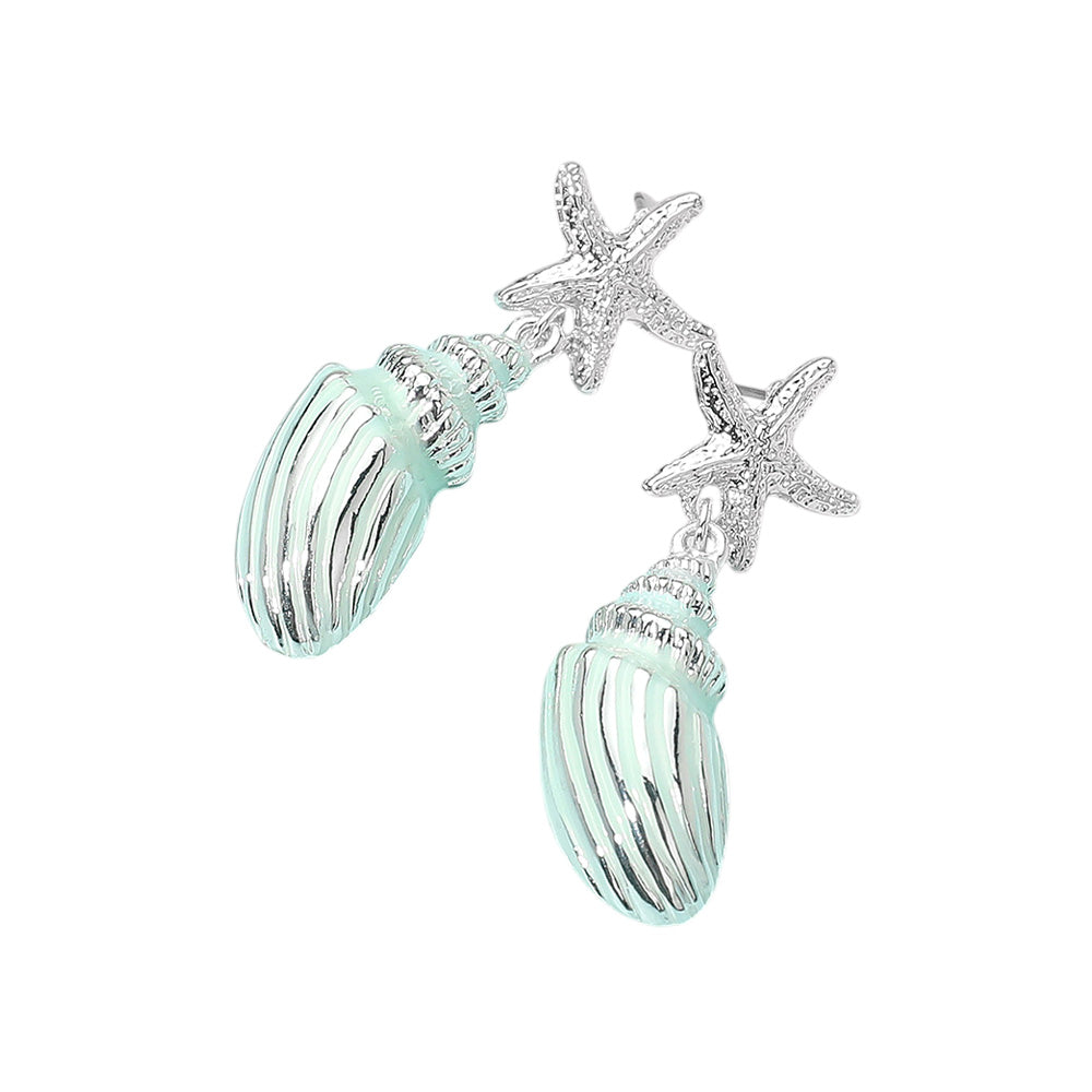 Starfish Wishes Seashell Earrings