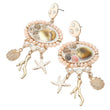 Muriel Mermaid Sea Siren Shell Earrings