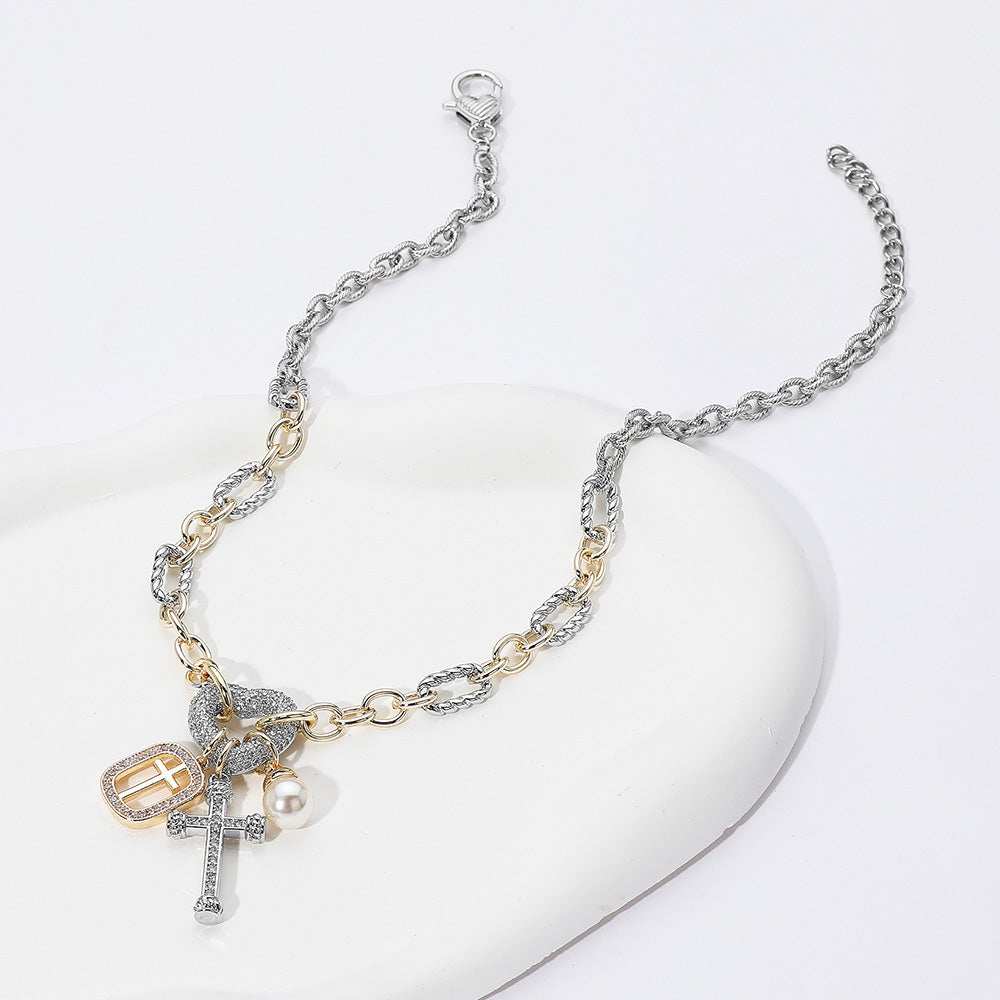 Forever Faithful 14K Gold Charm Necklace