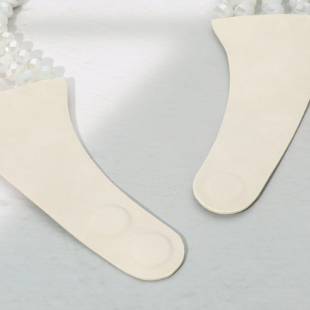 Becca White Chunky Beaded Magnetic Collar Necklace
