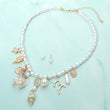 Message In A Bottle Pearl Charm Necklace