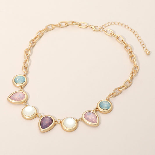 Twilight Sky Gold Link Chain Necklace