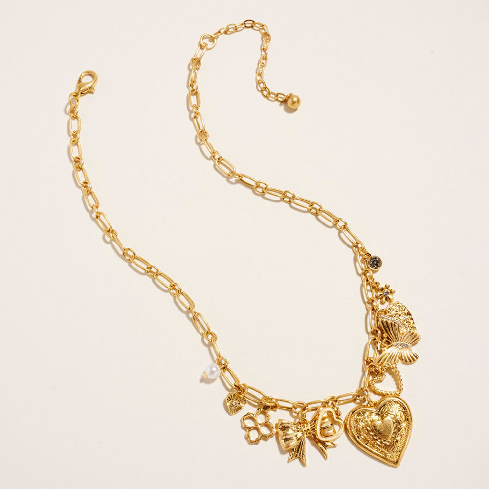 Butterfly Garden Charm Necklace