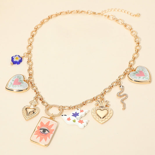 Protect And Guide Me Charm Necklace