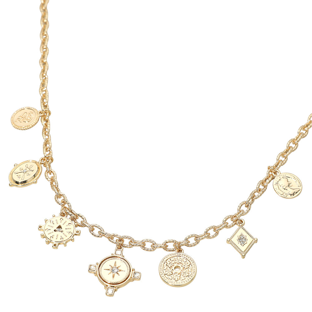 Path To Wealth Charm Necklace