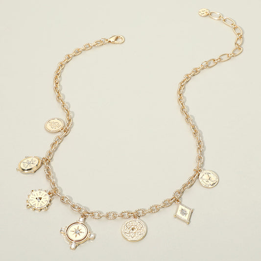 Path To Wealth Charm Necklace