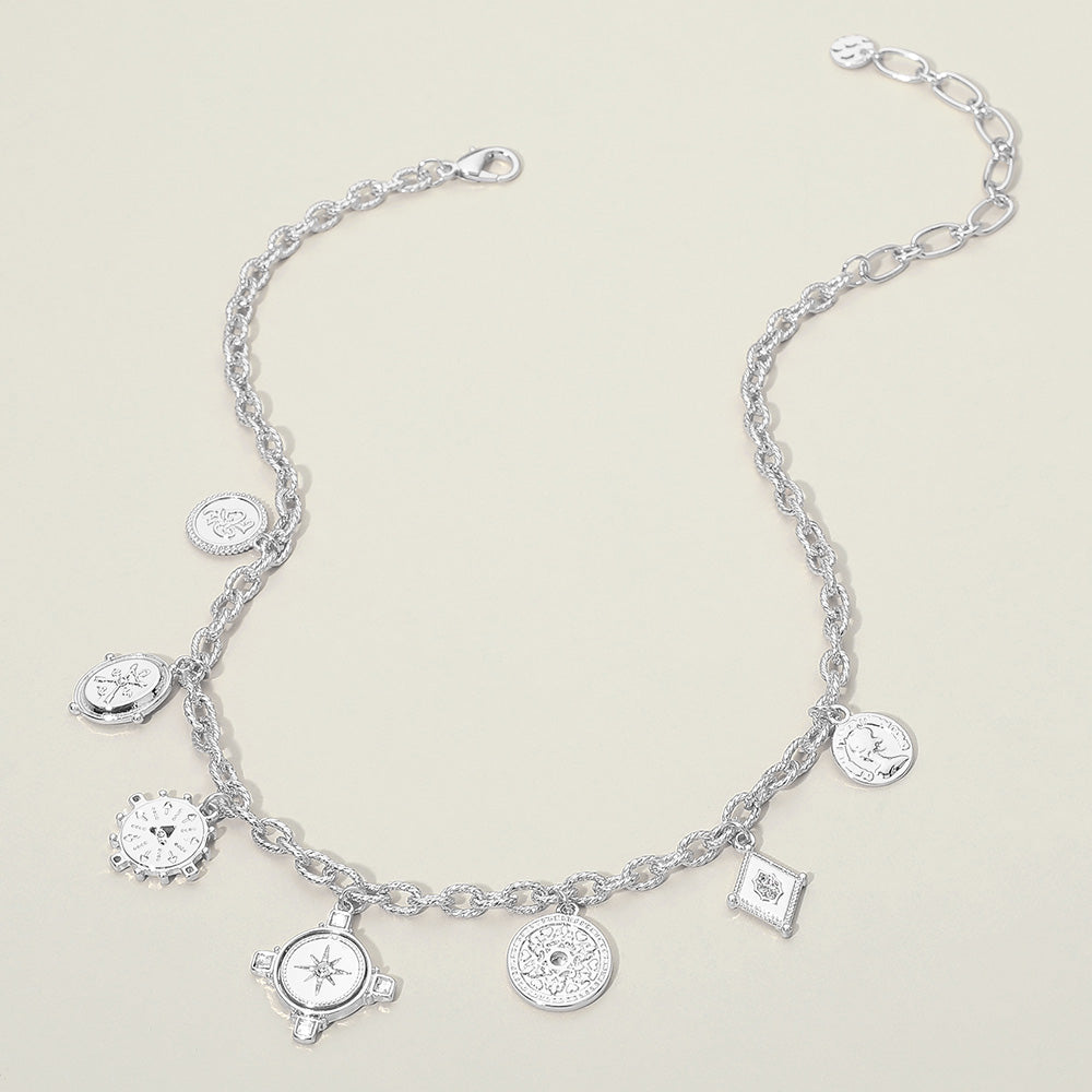 Path To Wealth Charm Necklace