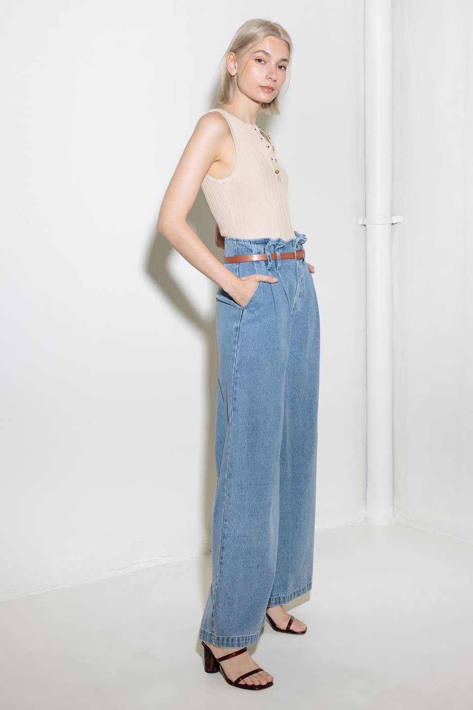 KISSED BY SUNLIGHT DENIM PANTS