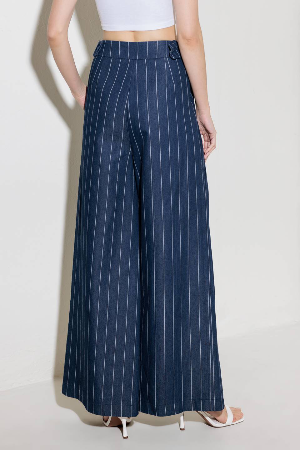HOLD JOY IN INDIGO WOVEN PANTS