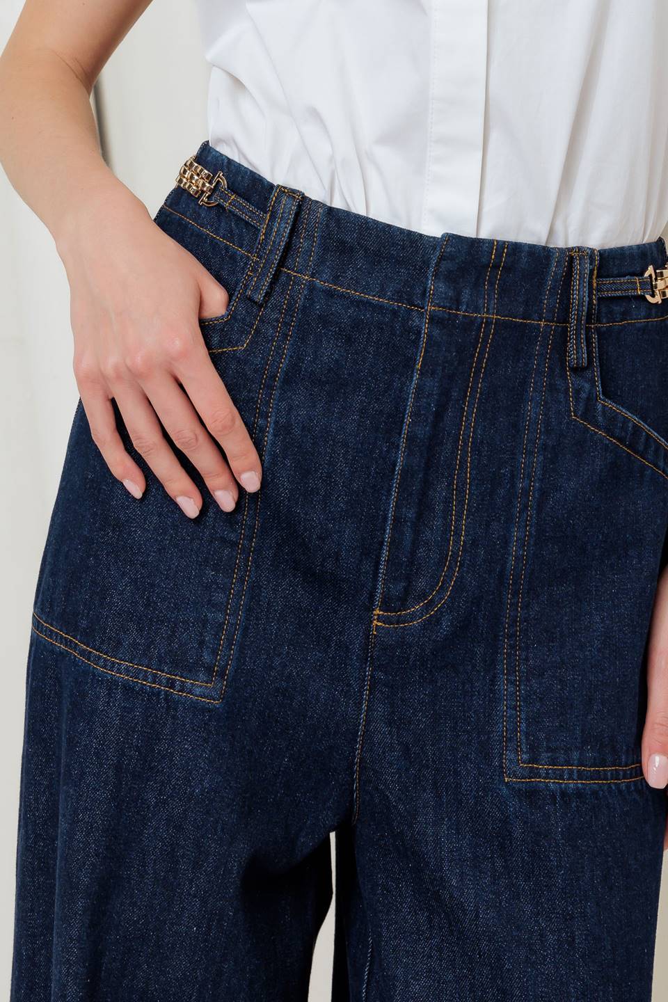 INDIGO ICON DENIM PANTS