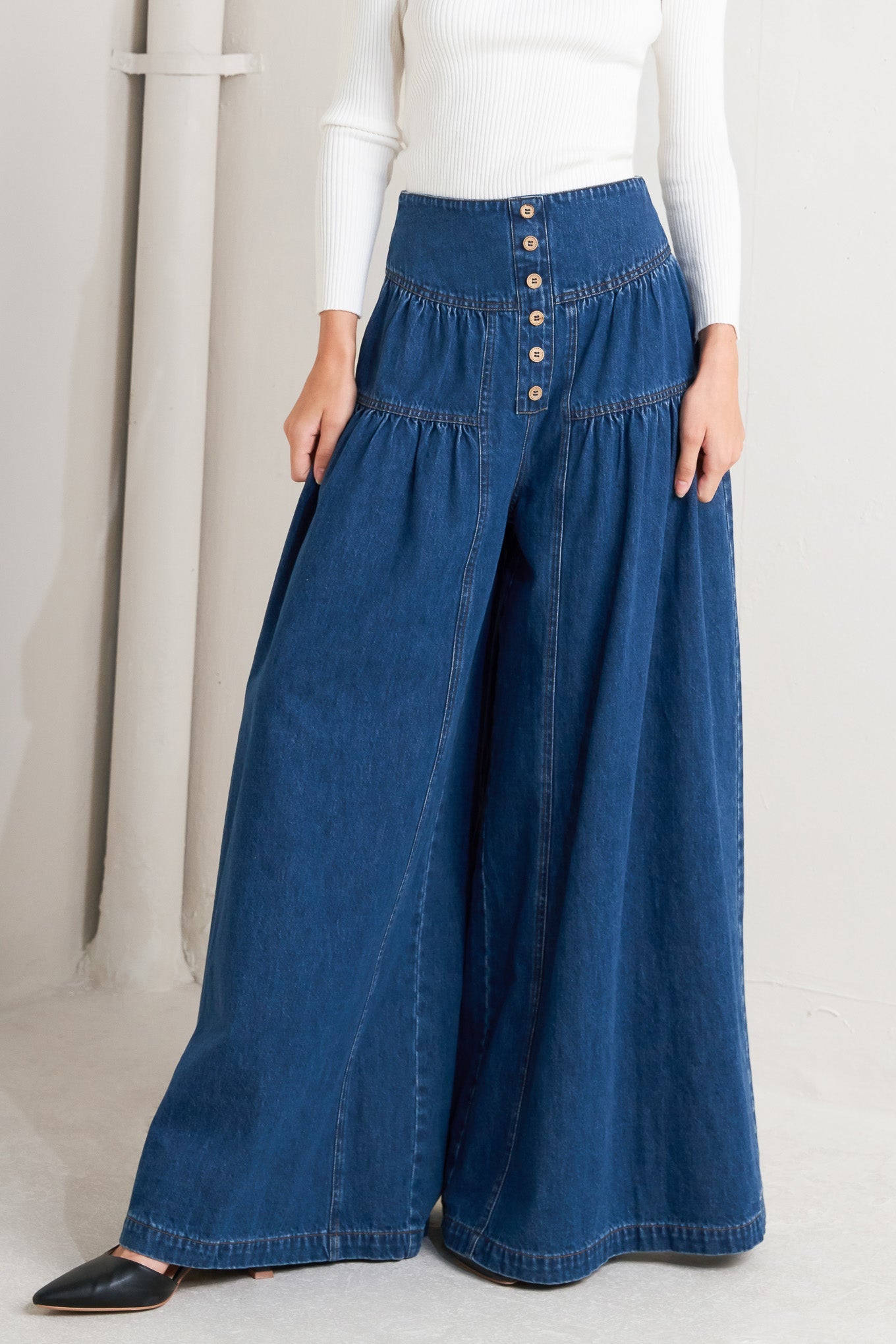 SKYLINE SWAY INDIGO DENIM PANTS