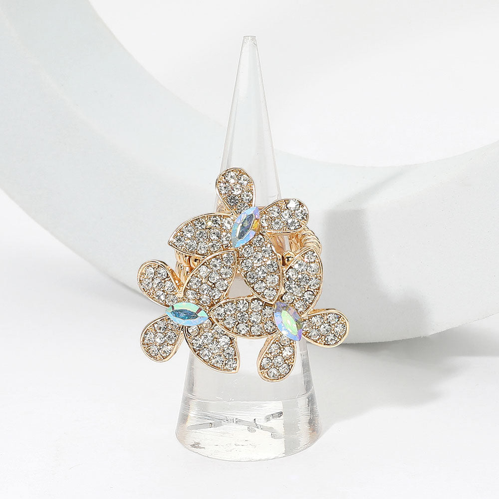 Austrian Crystal Butterflies in Flight Ring