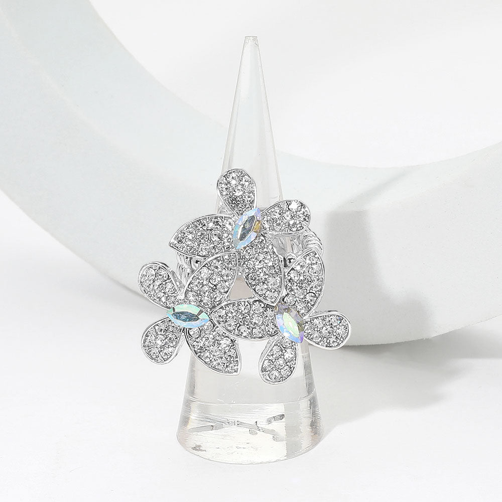Austrian Crystal Butterflies in Flight Ring