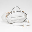 White Football Clear Crossbody Bag