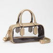 Chloe Clear Crossbody Bag - Gold | Silver