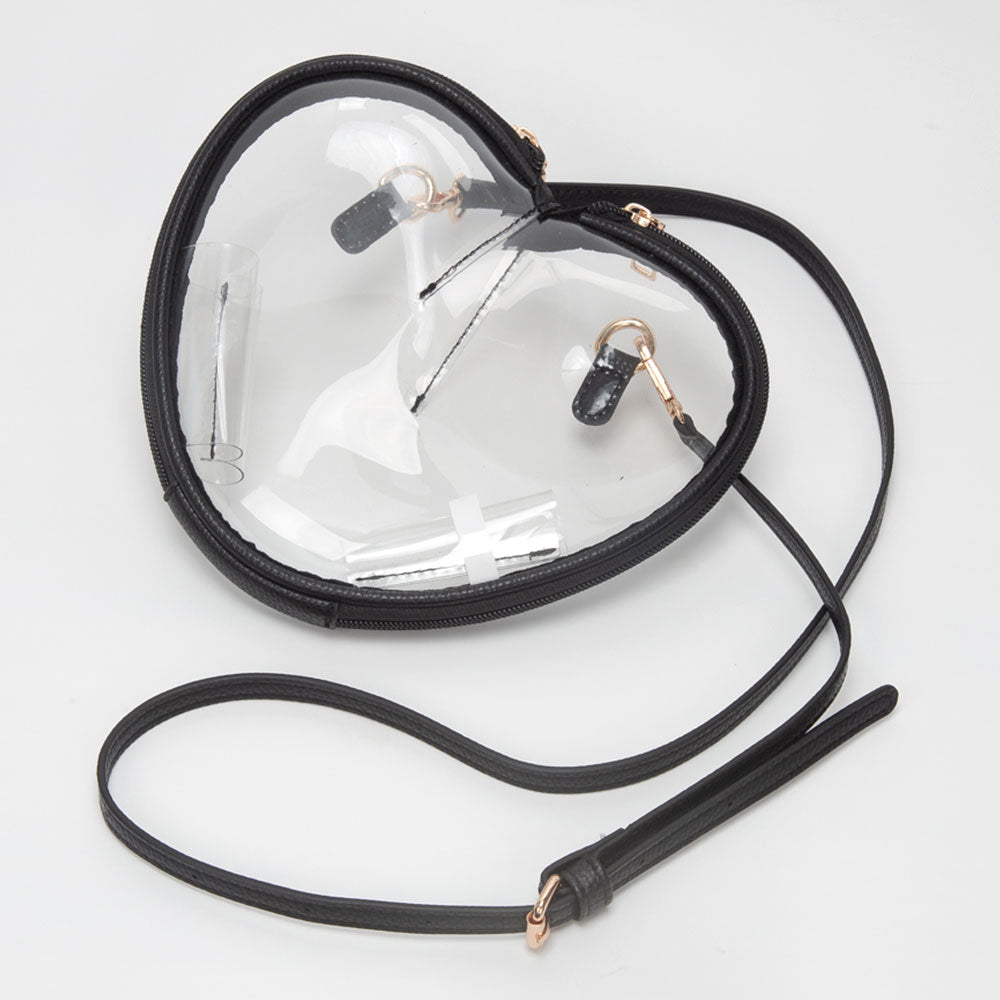 You Carry My Heart Clear Handbag