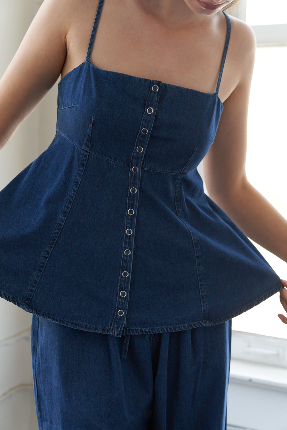 AUTHENTIC MOMENTS DENIM TOP