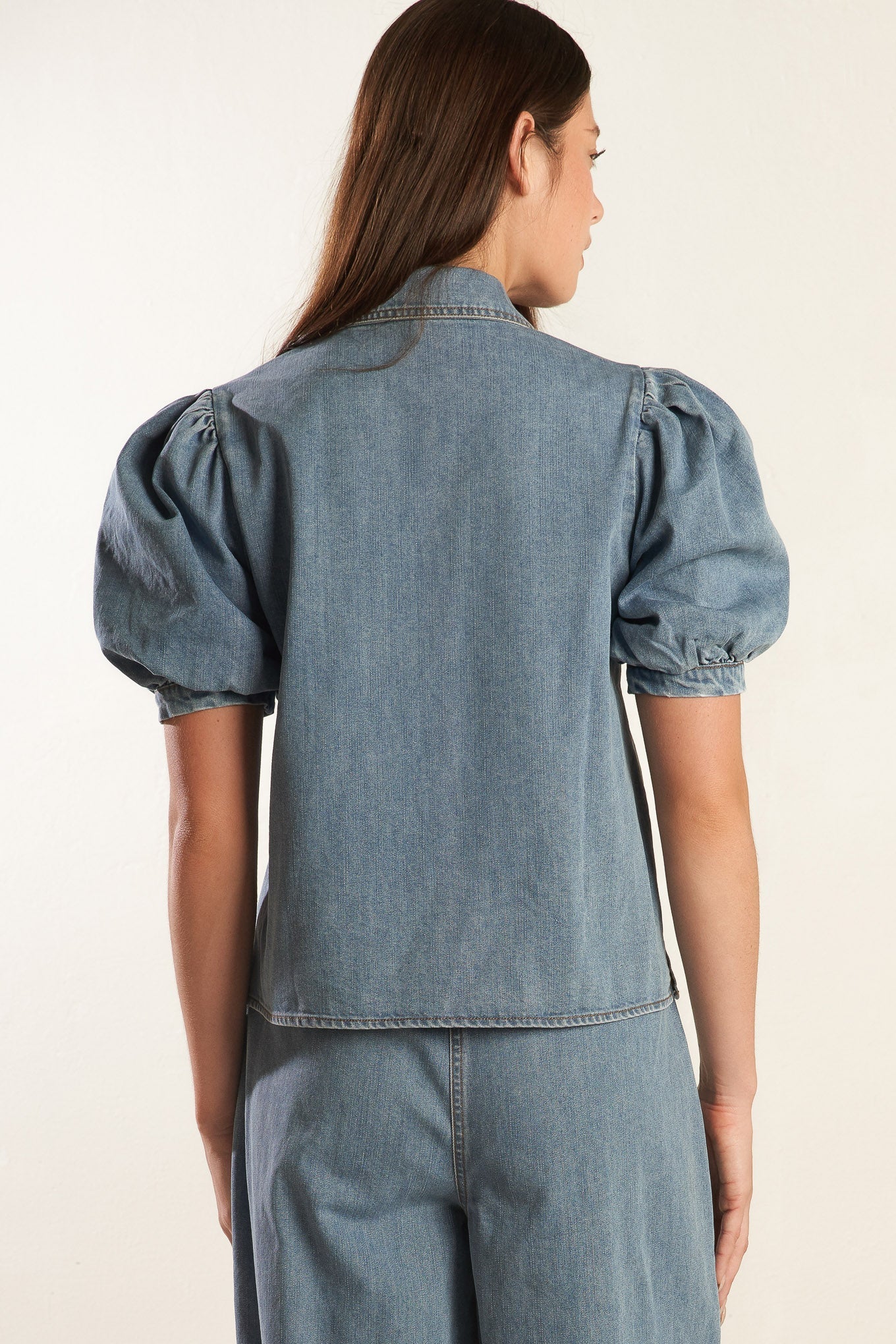 ETERNAL SUNSHINE DENIM TOP