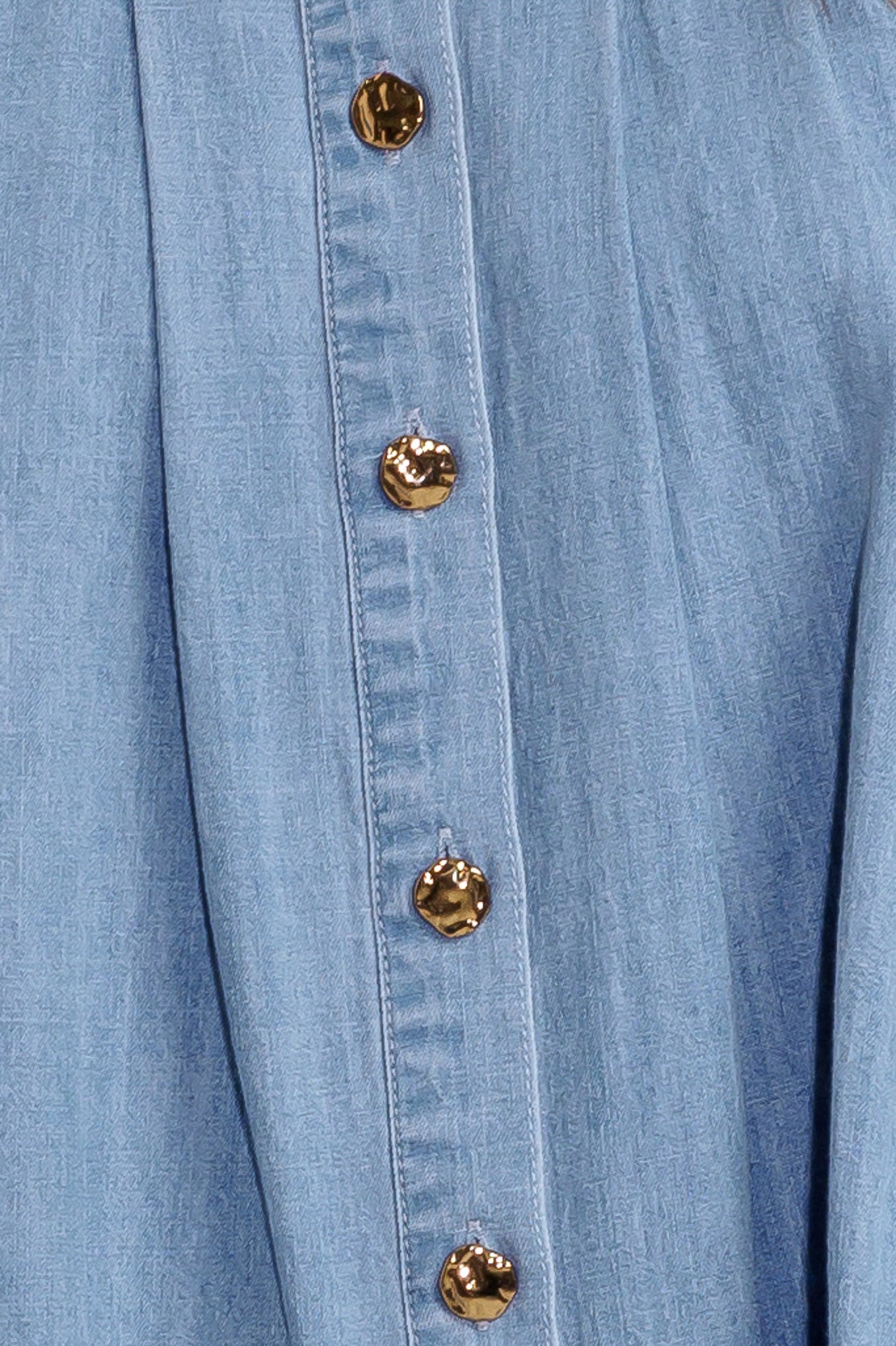 SERENITY HILL CHAMBRAY DENIM TOP