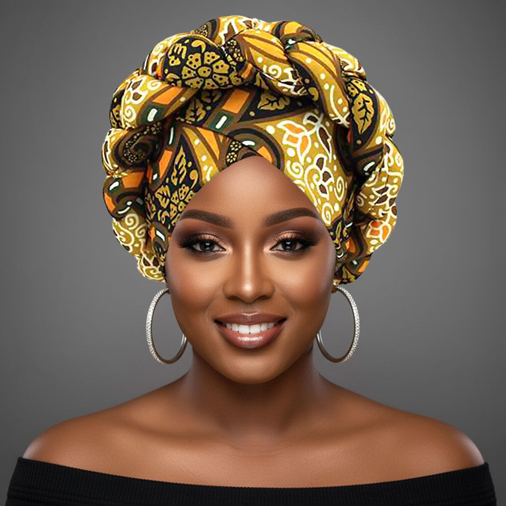 Juli Abstract Turban Hair Wrap