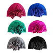 Reyna Ruffled Turban Hair Wrap