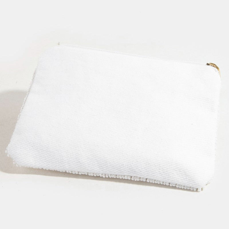 Starfish Wishes Beaded Coin Pouch Bag