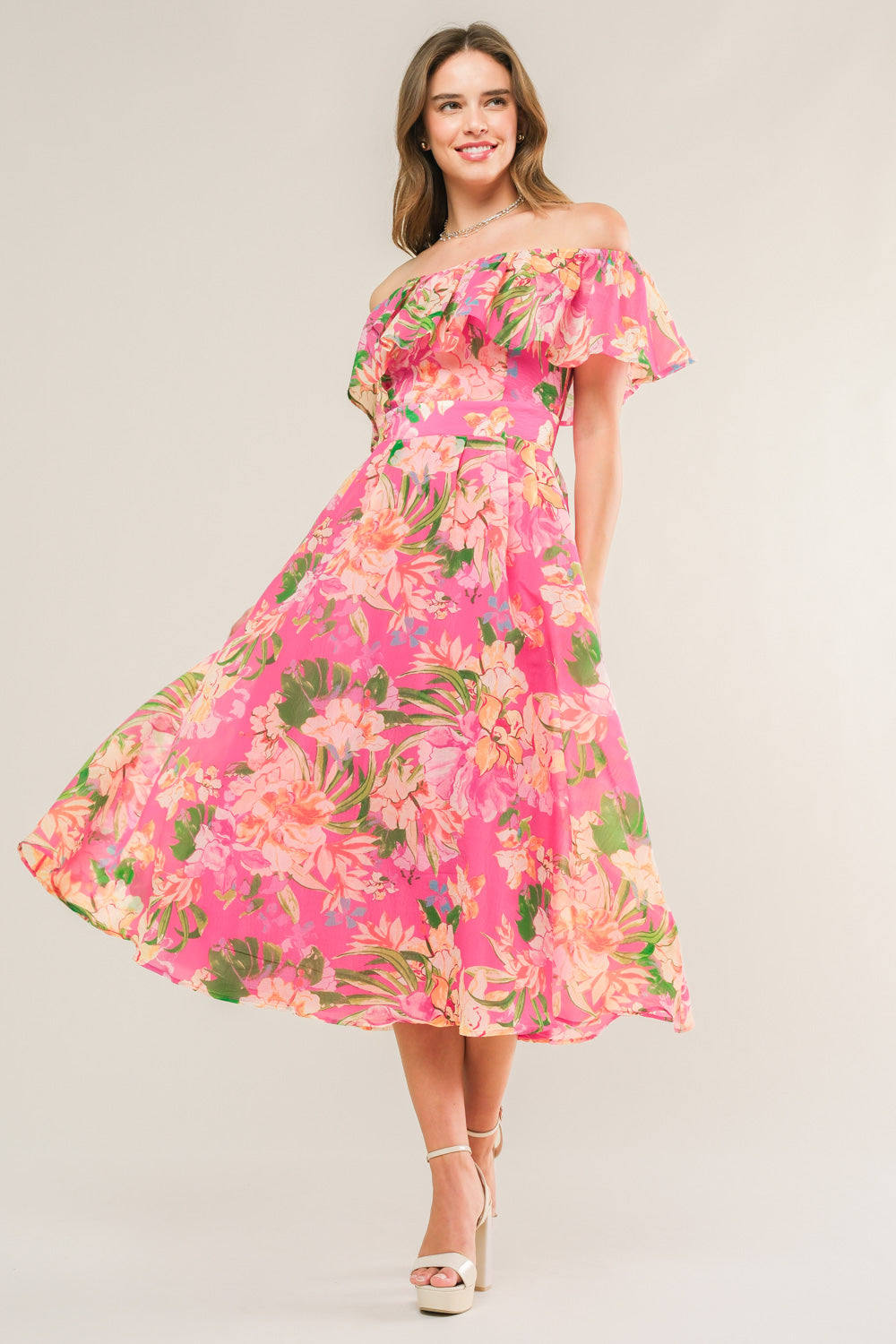 VESTIDO MIDI TEJIDO HAPPIEST HERE