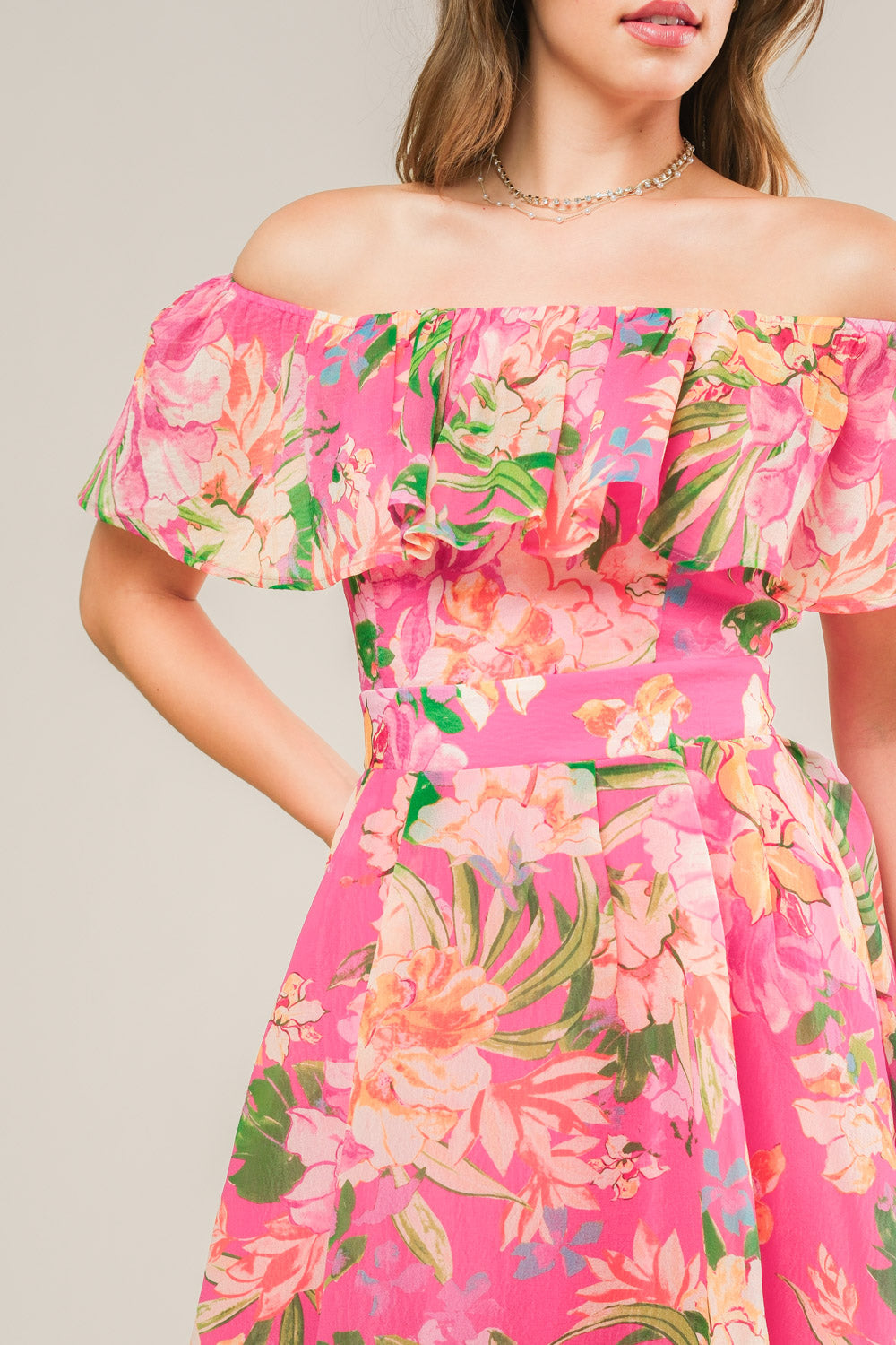 VESTIDO MIDI TEJIDO HAPPIEST HERE