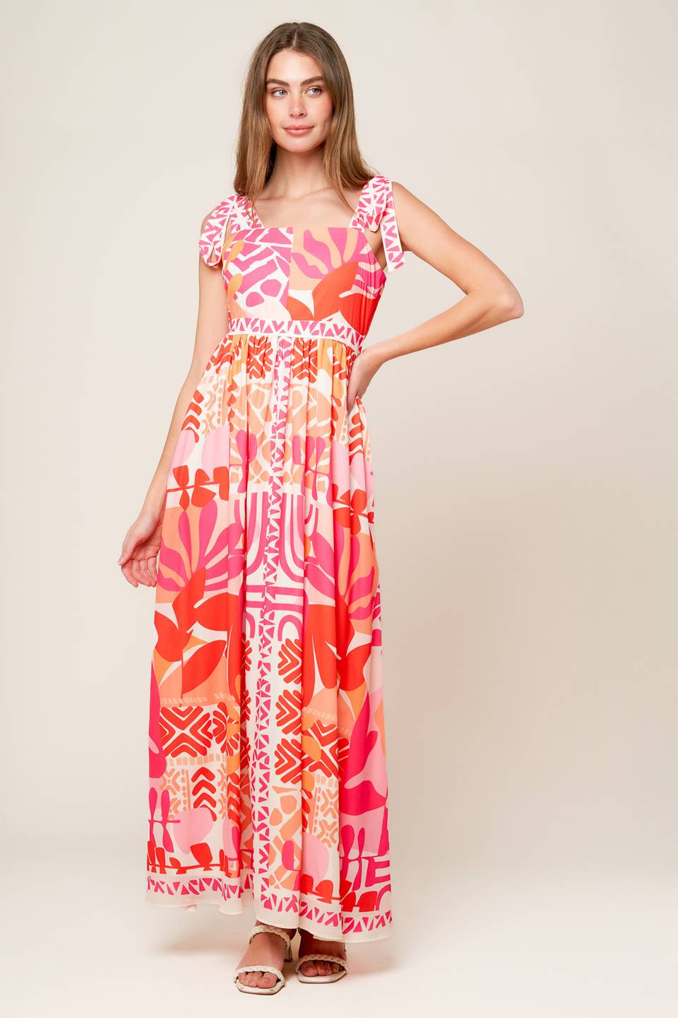 VESTIDO LARGO DE CINE AL AIRE LIBRE