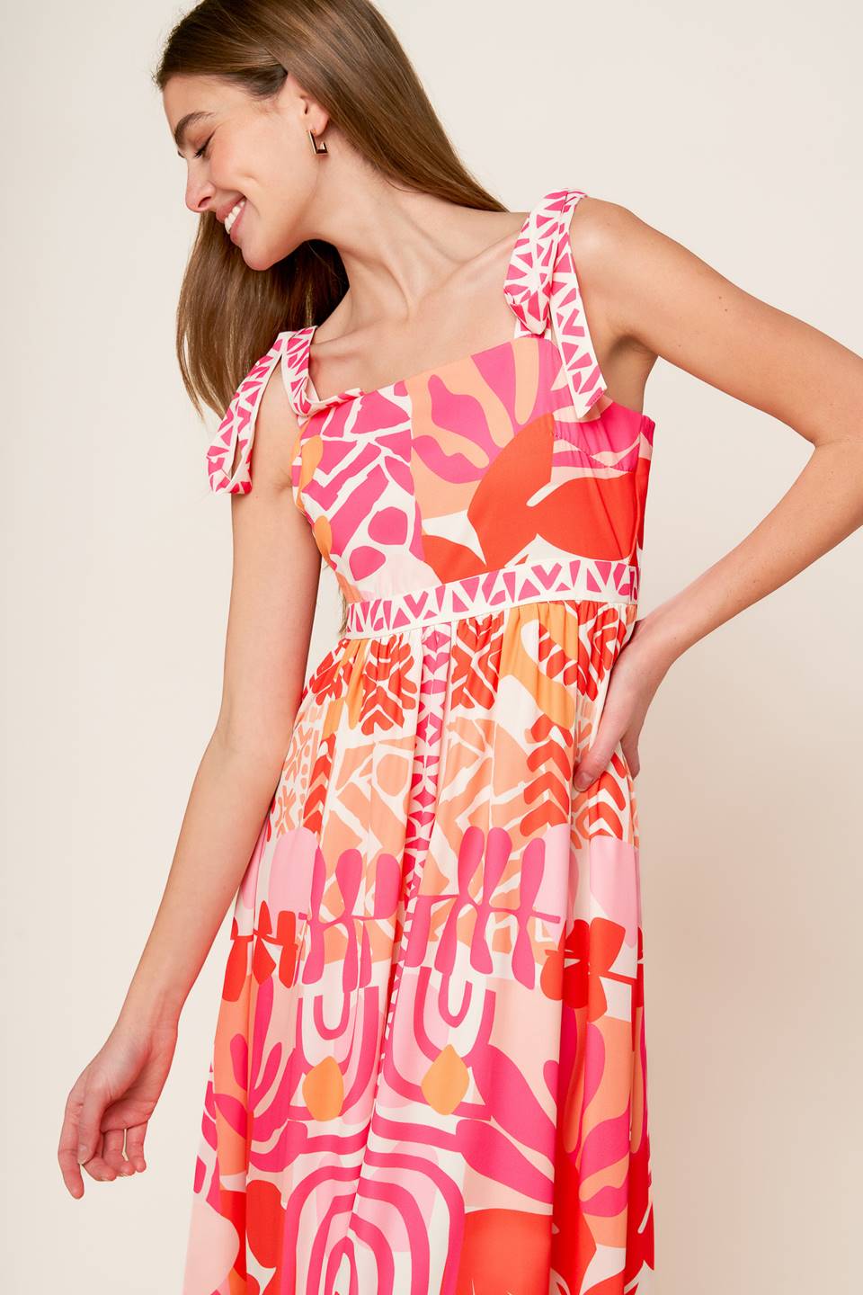 VESTIDO LARGO DE CINE AL AIRE LIBRE