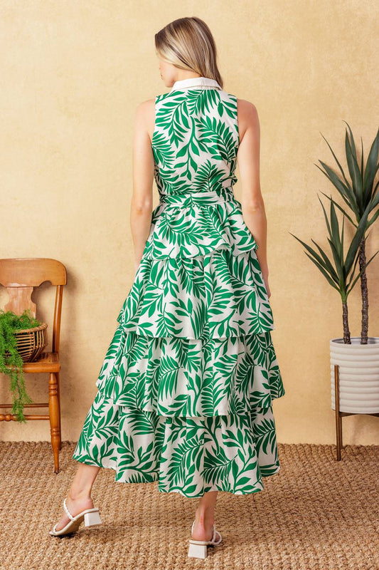 PARK AVENUE WOVEN MIDI DRESS