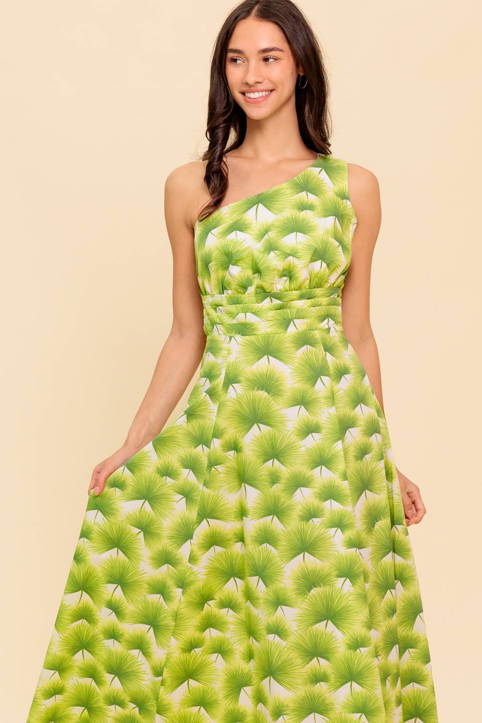 VESTIDO MDI TEJIDO PASEO POR EL JARDÍN