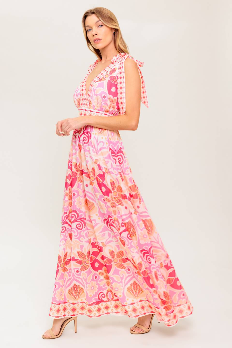 LEAVE IT TO FATE WOVEN MAXI DRESS