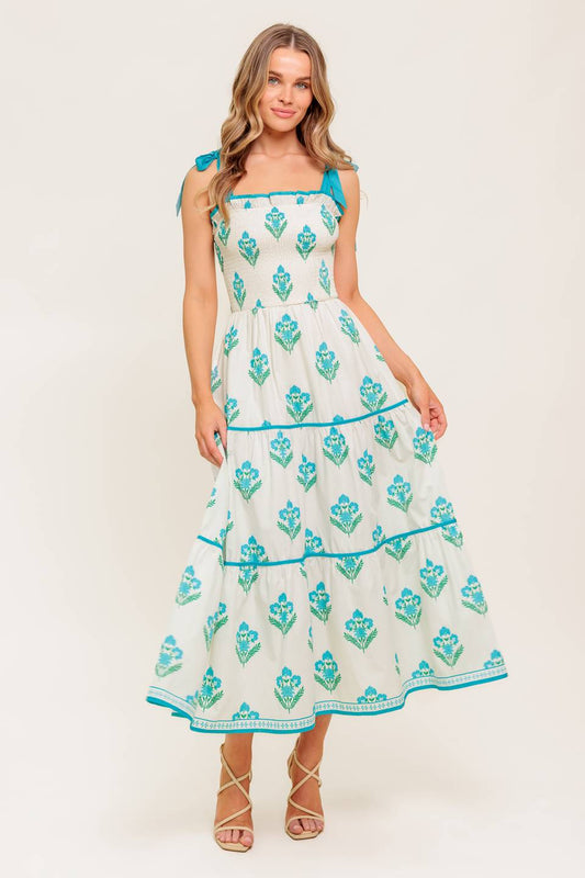 VESTIDO MIDI TEJIDO MIDNIGHT BOTANICA